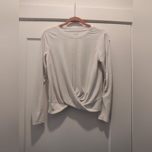 White athletic top